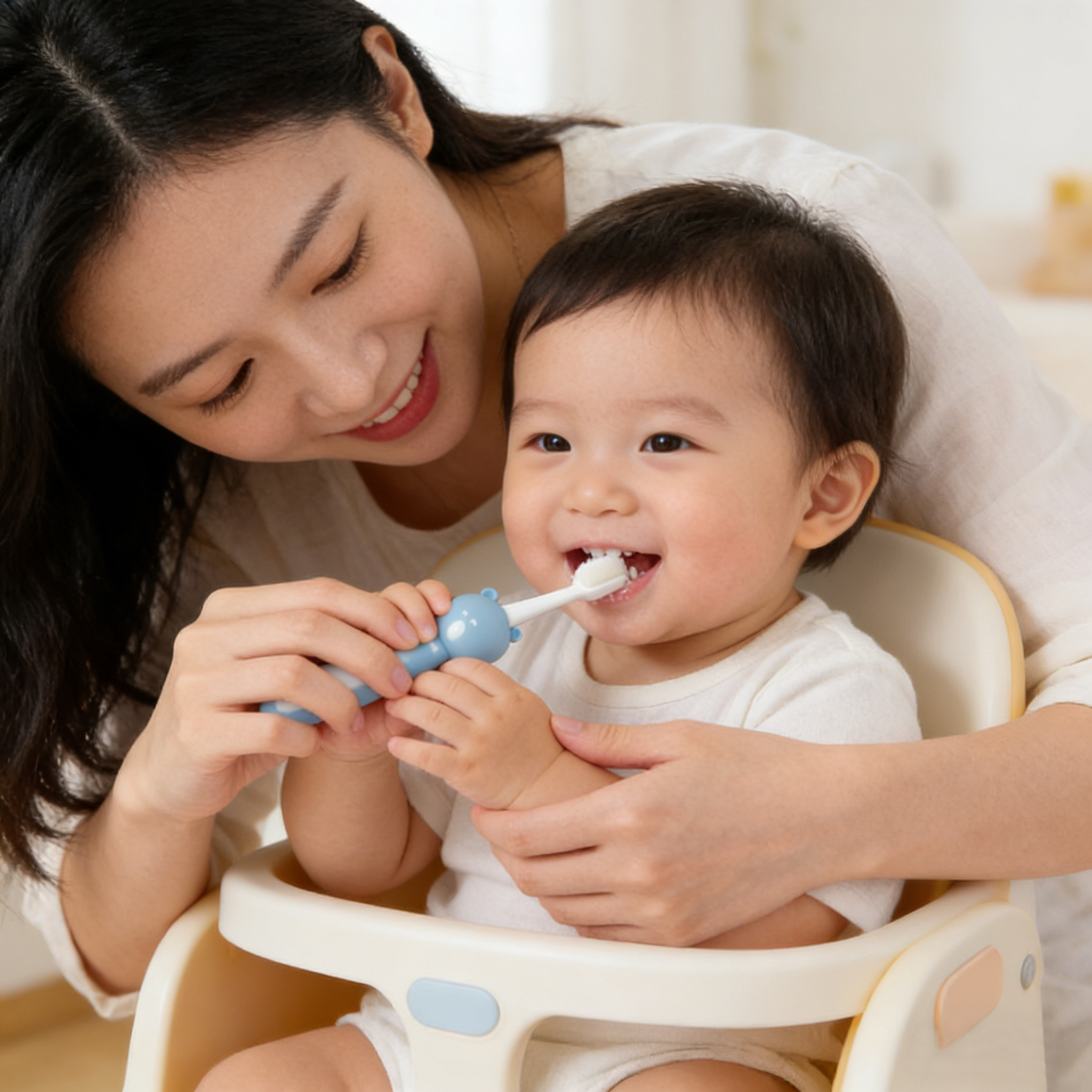 韓國AMC 小熊款2-6歲兒童軟毛寶寶牙刷 (C0021)