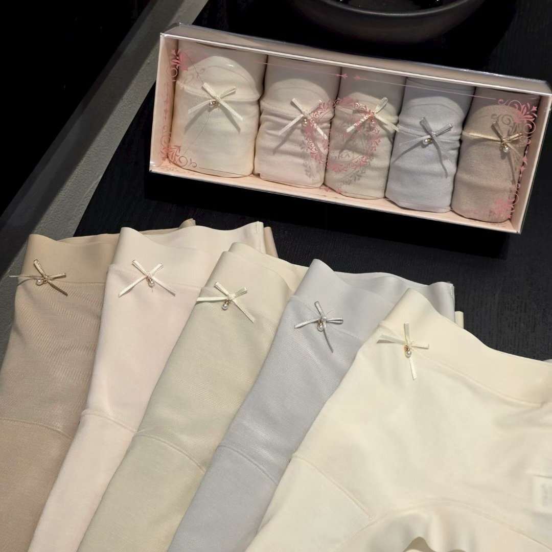 FL5509 馬卡龍色簡約內褲 5條套裝 *特價* (充值購物金不適用)