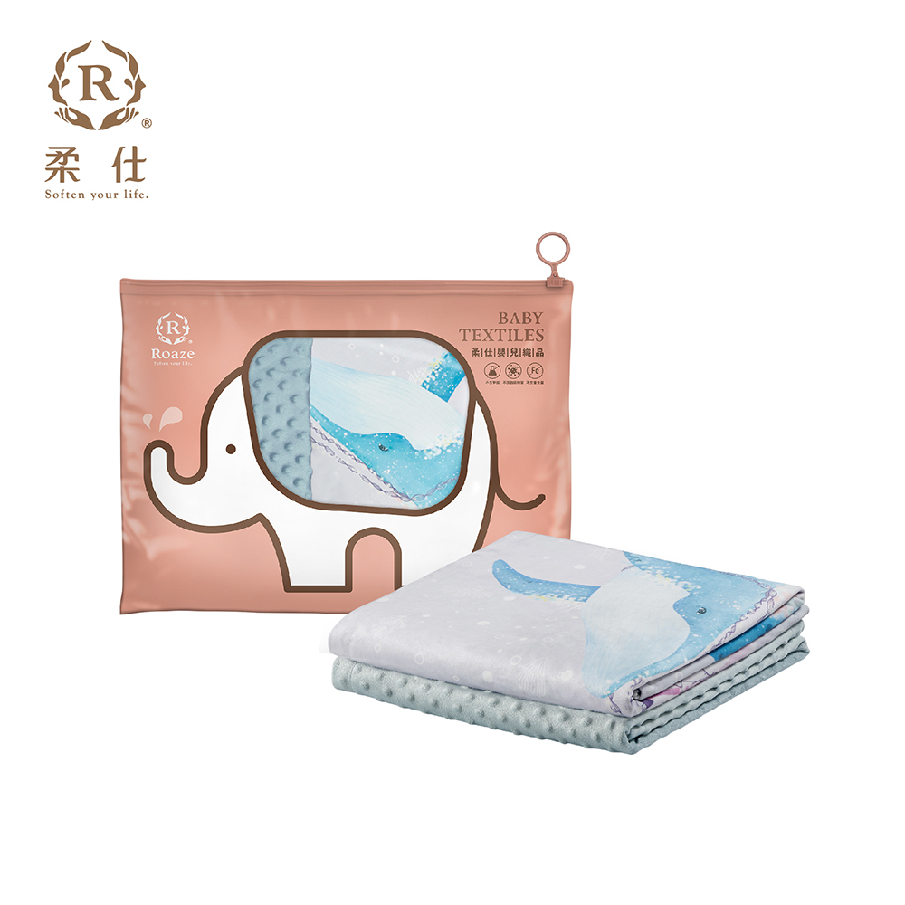 【Roaze 柔仕】舒眠豆毯 (薄) | 翱翔藍鯨