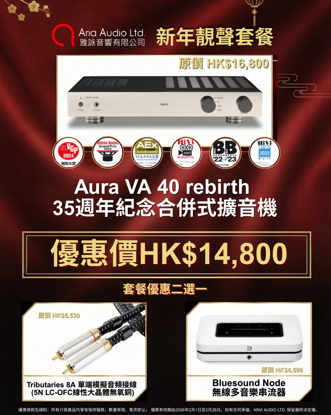 Aura VA 40 rebirth Amplifier 220V