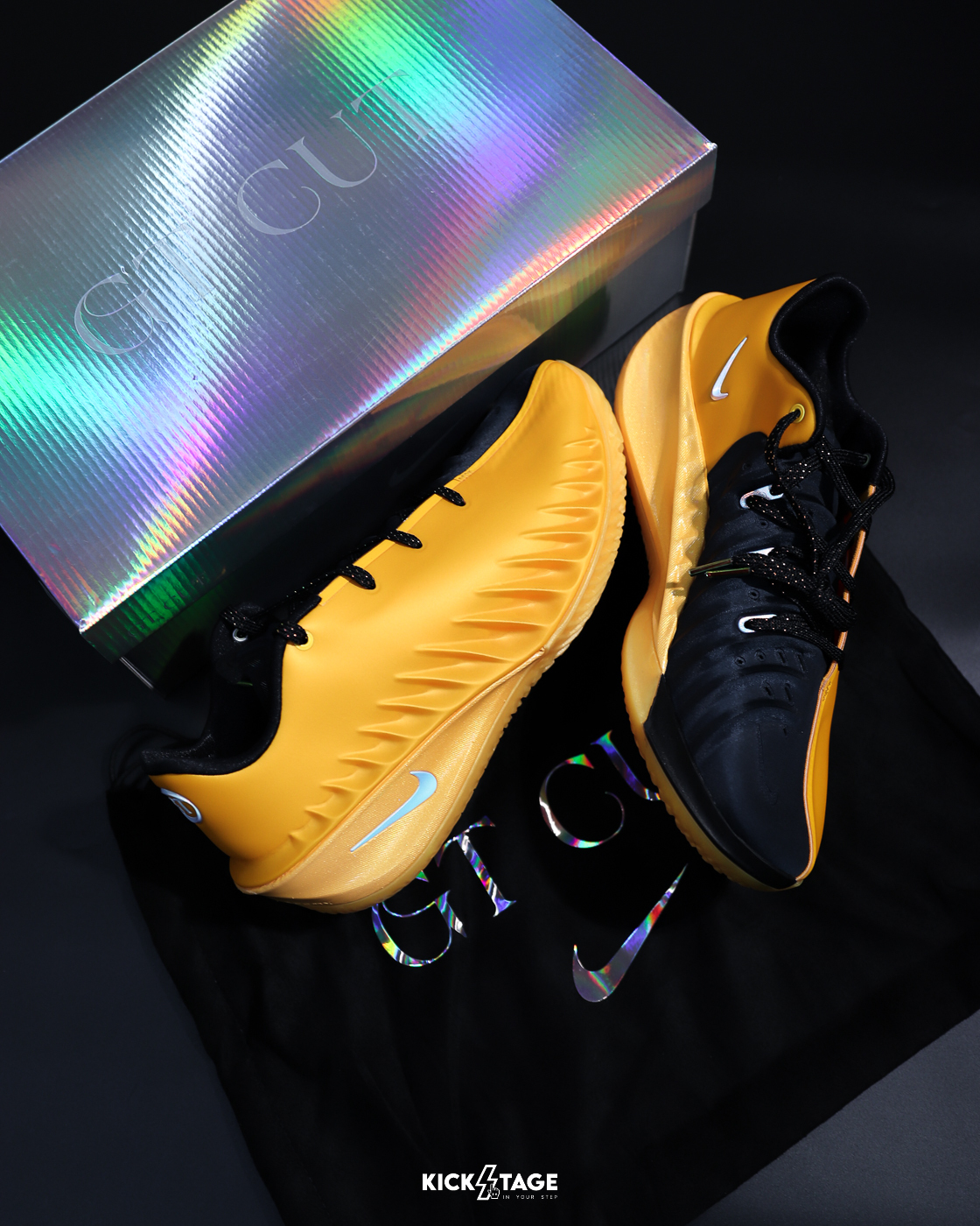 [限量商品售出不退換] 男鞋 NIKE AIR ZOOM GT CUT 4 李小龍 黑黃 實戰 籃球鞋【HV9921-700】GTCUT4 GTCUT