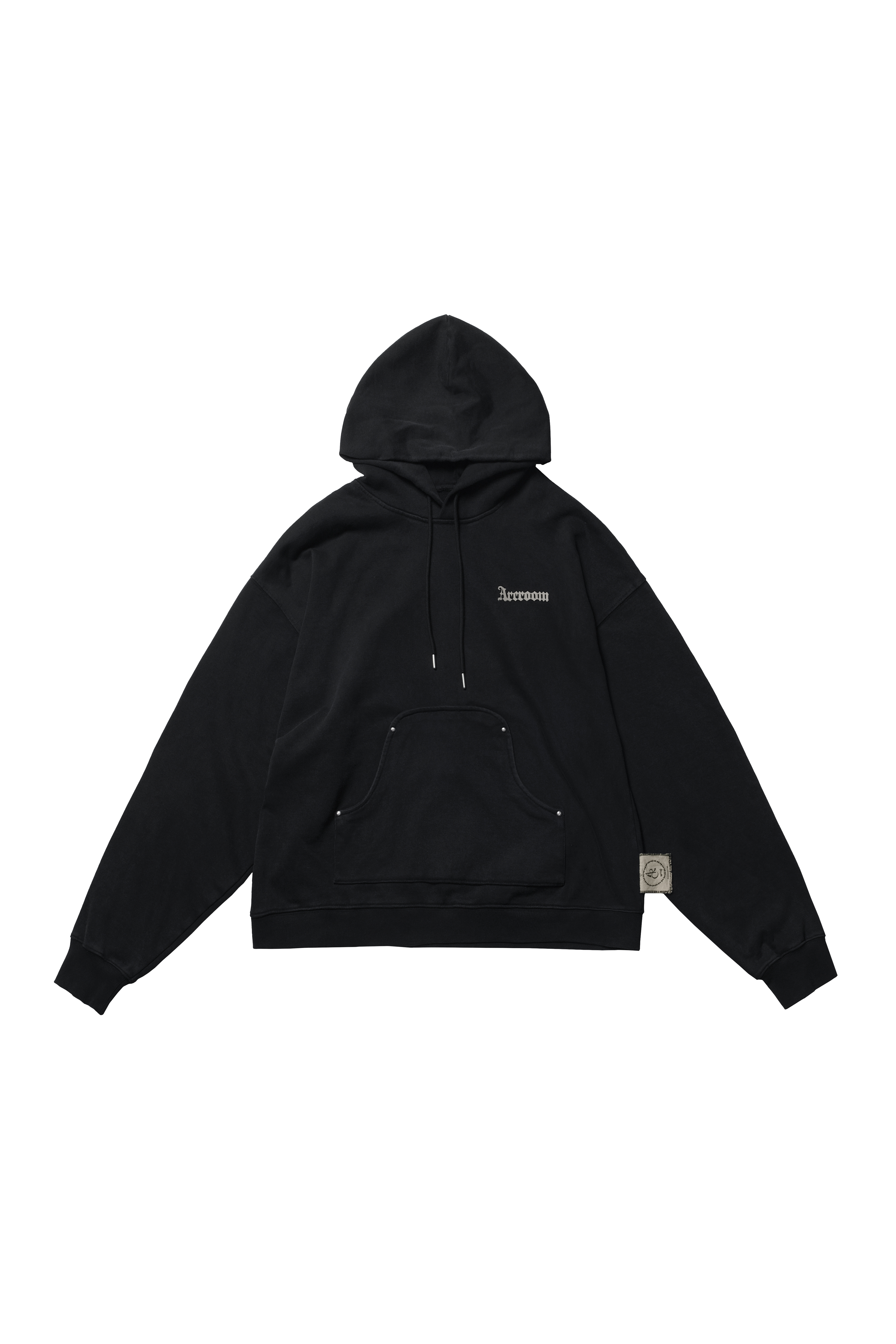 FLAME WING HOODIE - BLACK