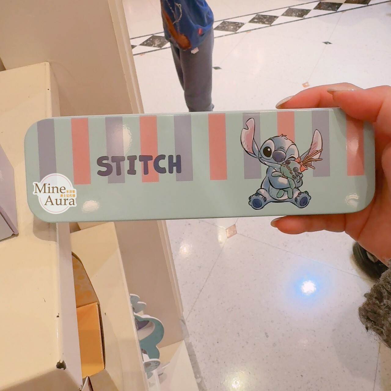 史迪奇 Stitch 隨身 湯匙 + 叉子 餐具 組 星際寶貝 Lilo & Stitch -香港迪士尼樂園