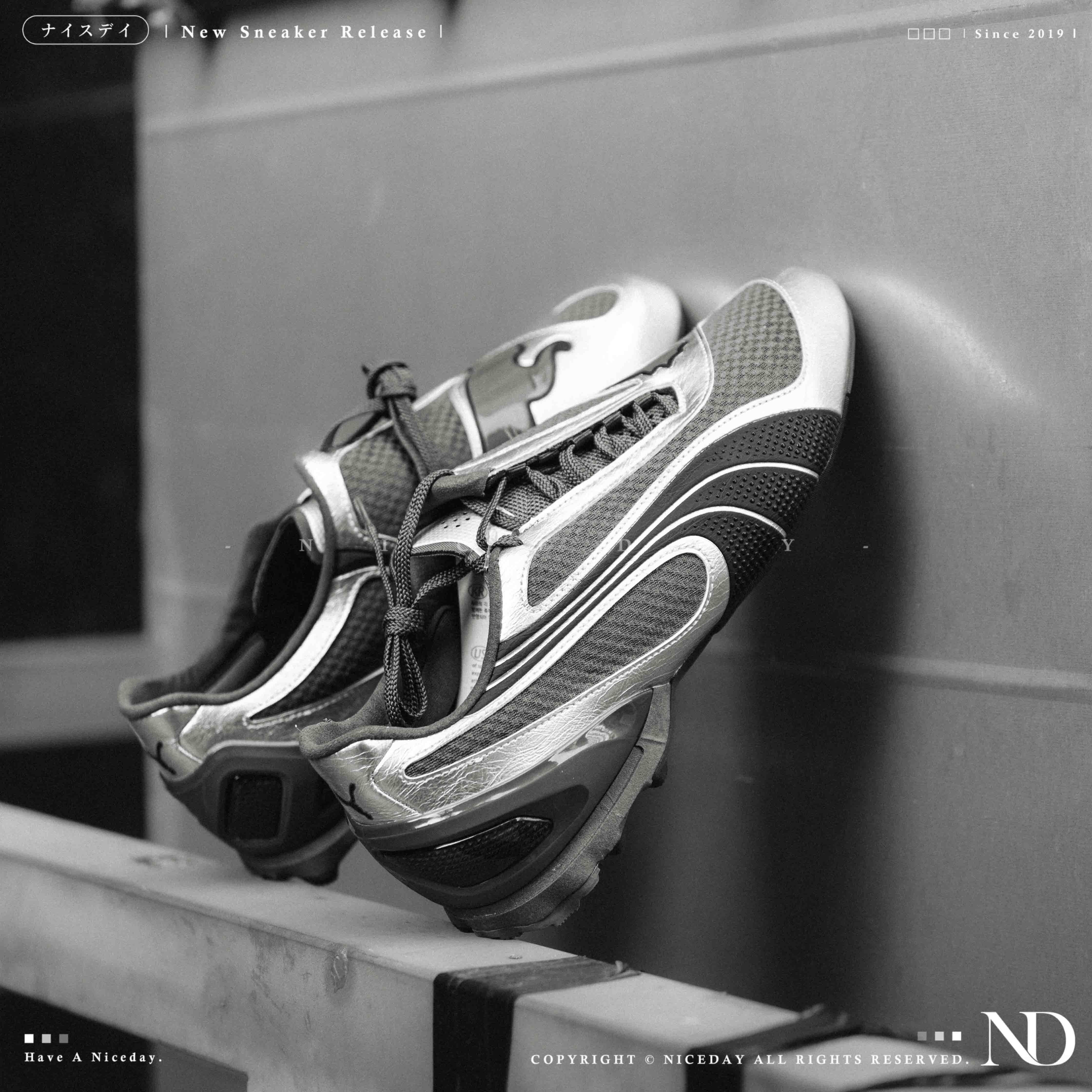 NICEDAY 代購 Puma V-S1 Metallic Black Silver 黑銀 銀色 銀 灰 漆皮 賽車鞋 男女鞋 402953-03