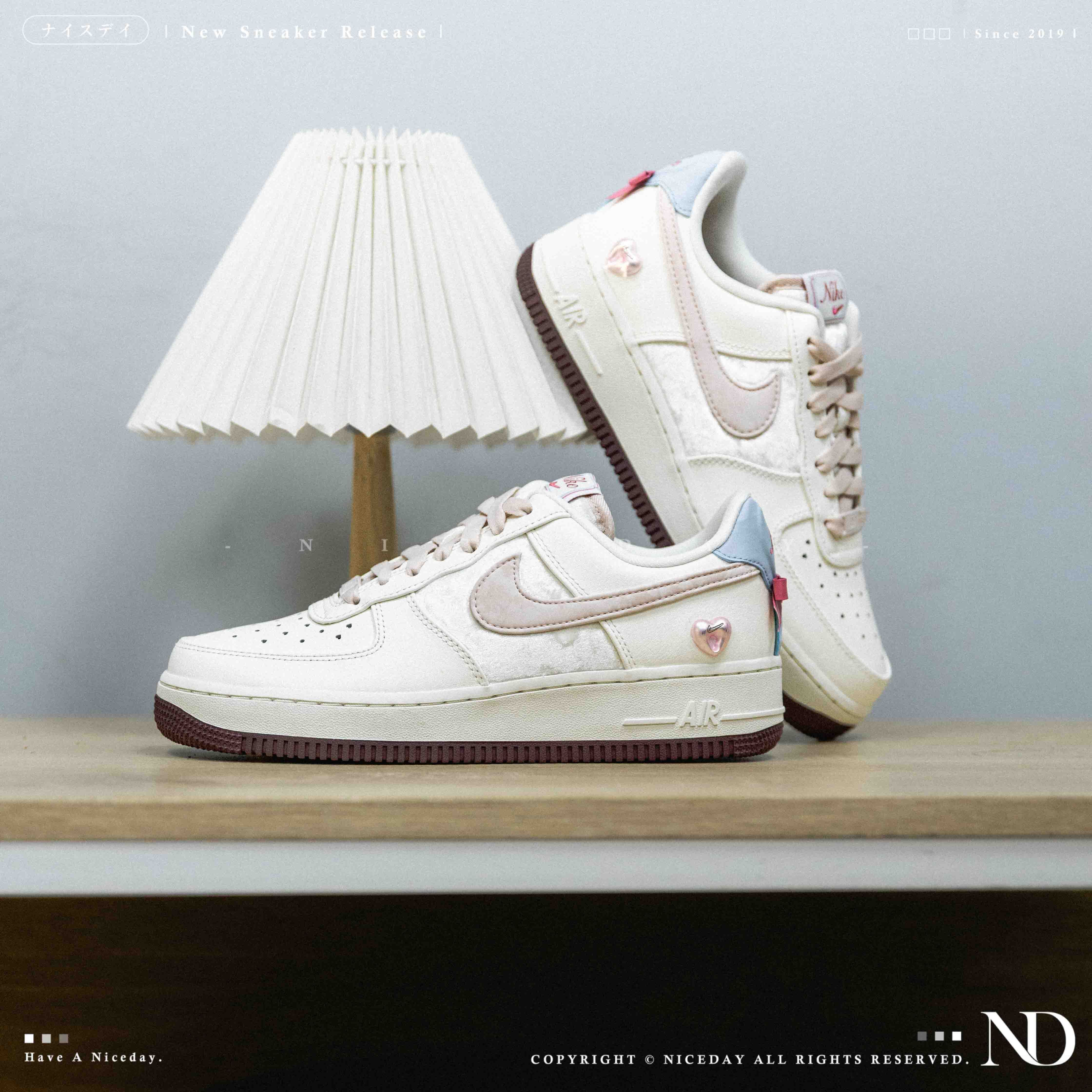 NICEDAY 現貨 Nike Air Force 1 情人節 2026 粉色 愛心 毛毛 絨毛 女鞋 IQ4937-161