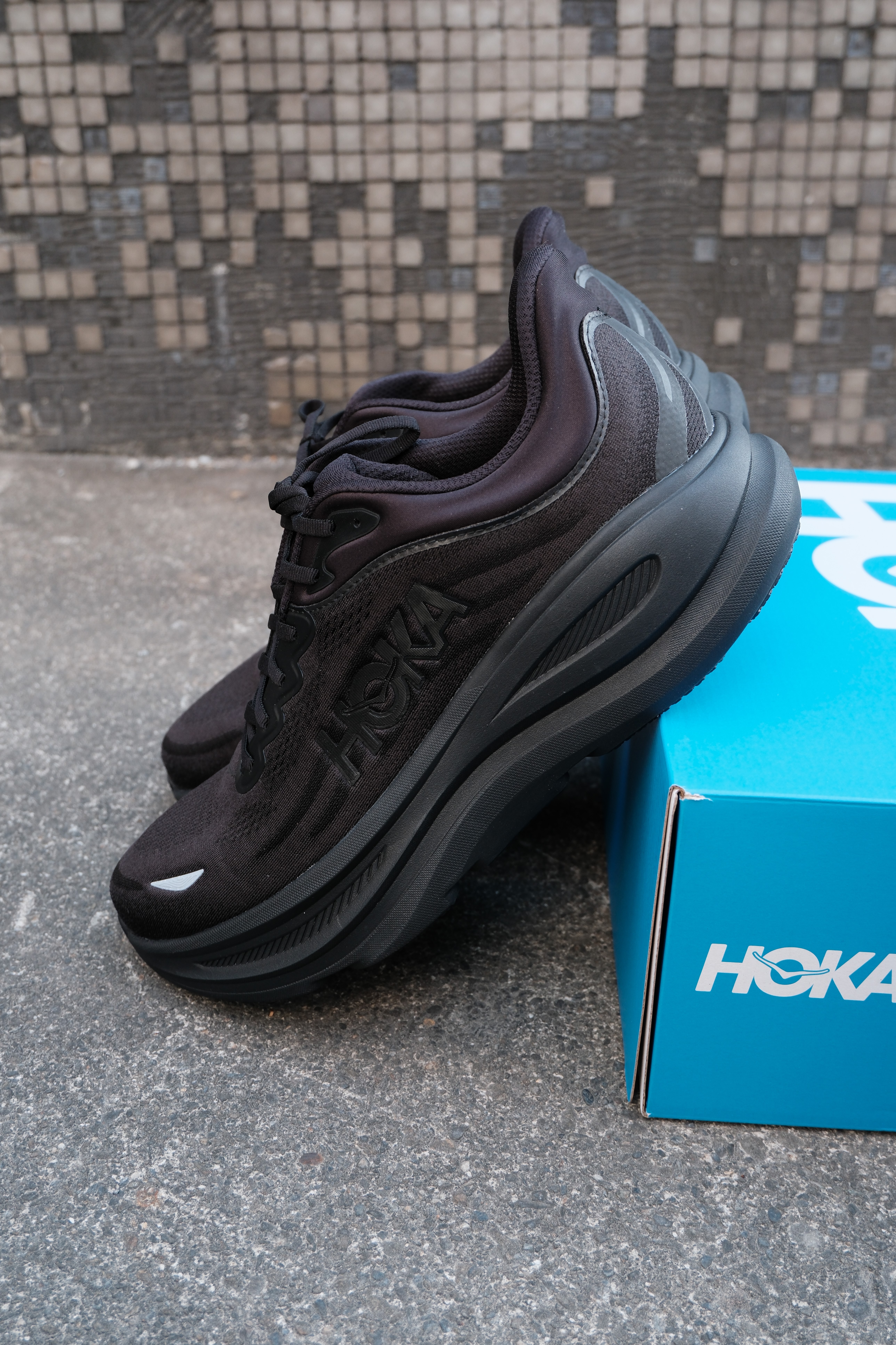 Hoka Bondi 9 Wide 全黑 休閒鞋 運動鞋 男鞋 HO1162013BBLC