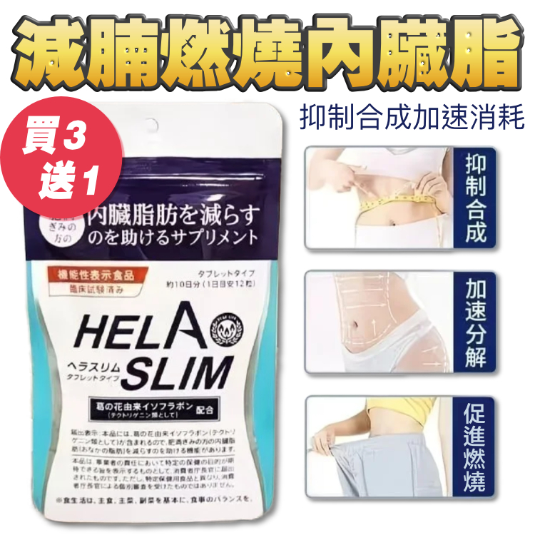 【限時●3送1~!!!】瘦腰・減腩・燃燒內臟脂 (120粒/10日裝)