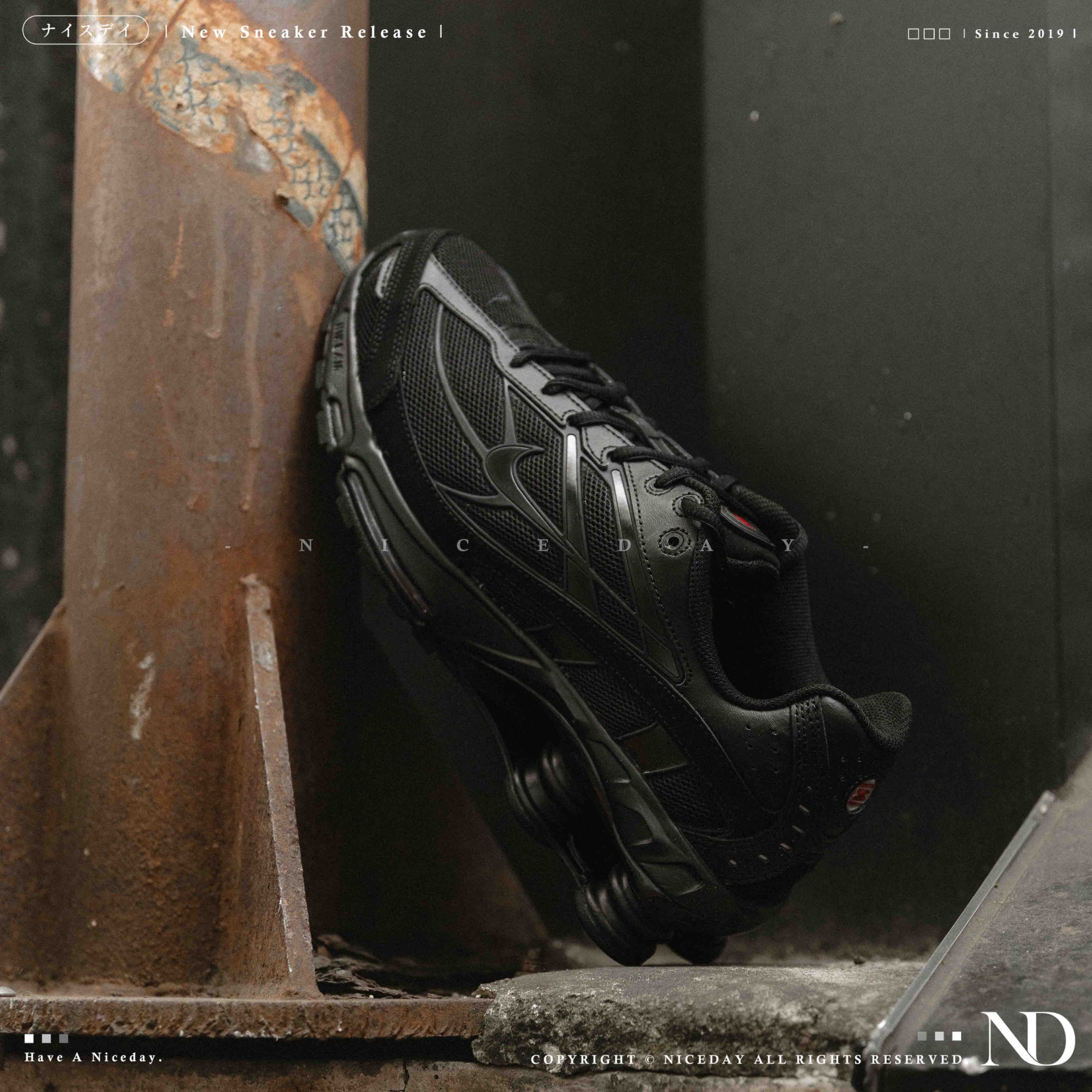 NICEDAY 現貨 Nike Shox Ride 2 黑魂 全黑 黑 黑鞋 彈簧 彈力 IO4296-002