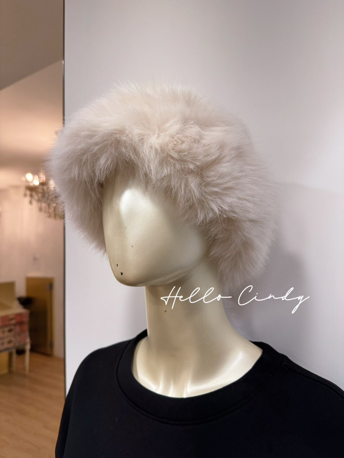 2/3小直播獨家特價款~冬季毛毛麂皮帽