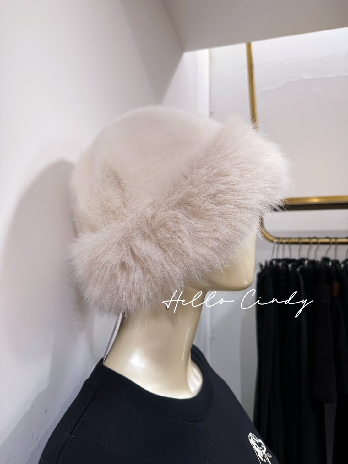 2/3小直播獨家特價款~冬季毛毛麂皮帽