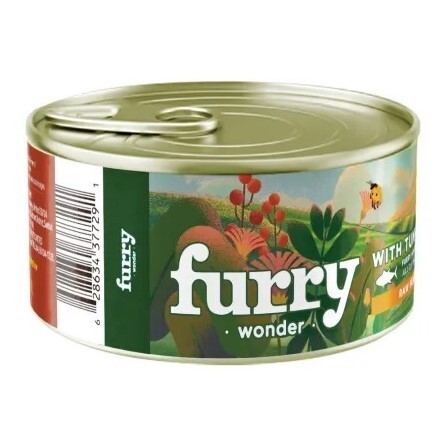 Furry Wonder 貓罐頭．頂級吞拿魚85g 原箱24罐