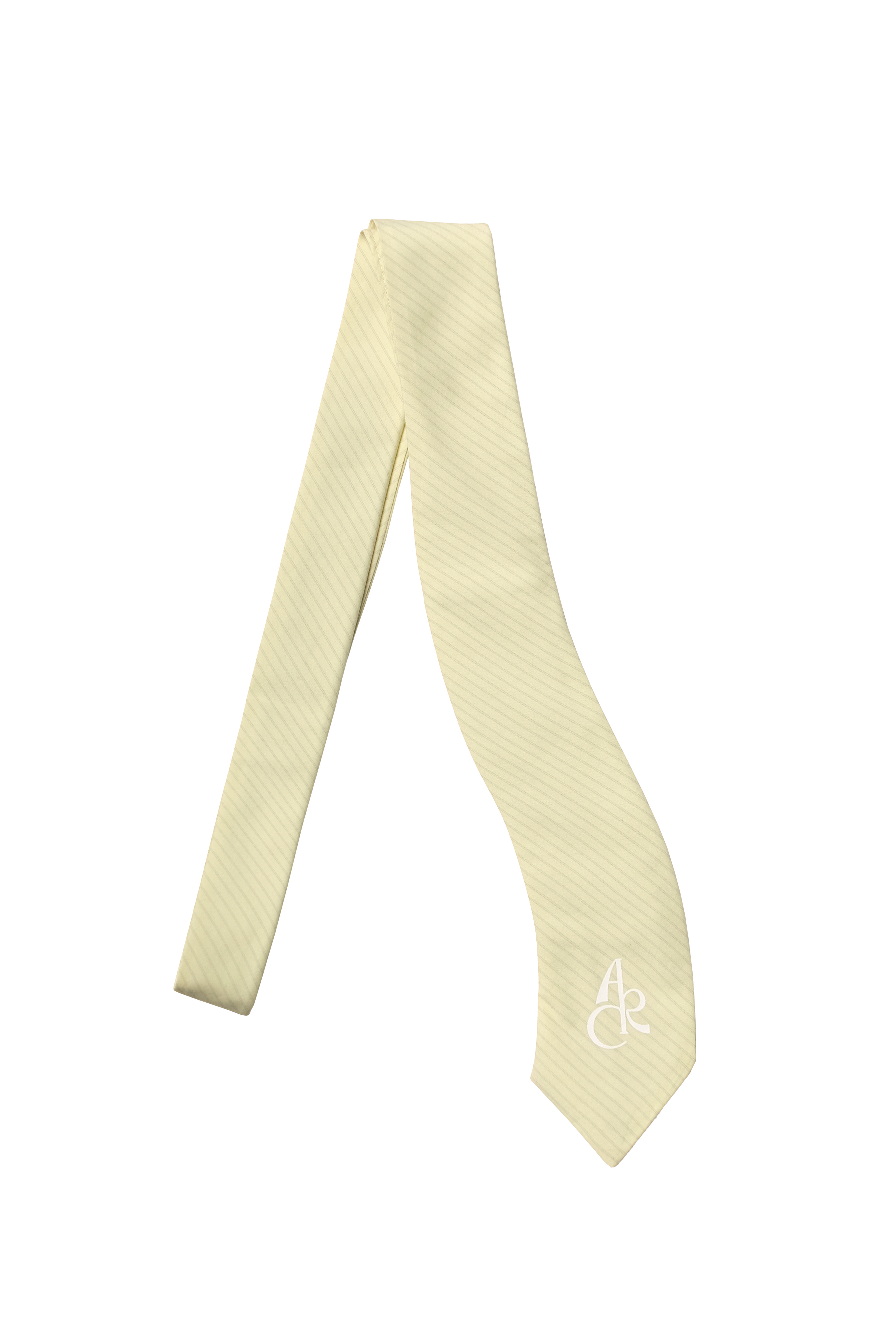 ARC BASIC STRIPED TIE - CREAM