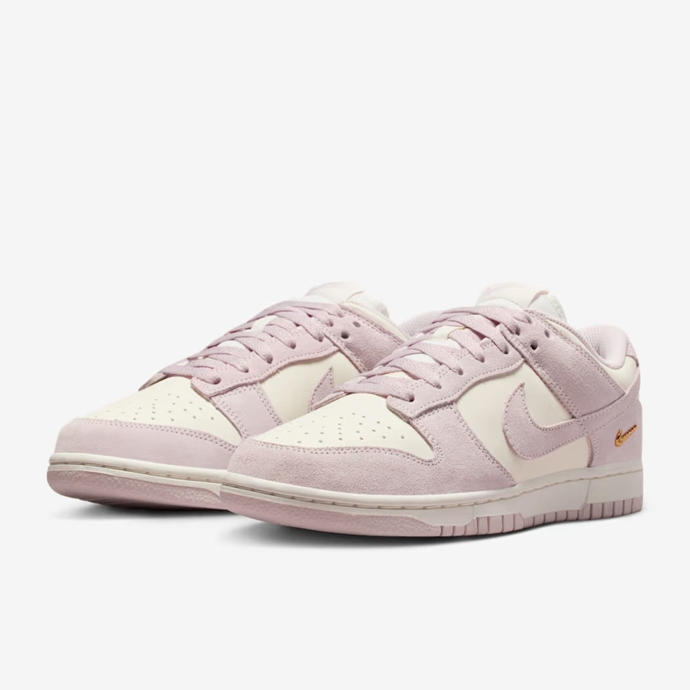 預購┃女鞋 W Nike Dunk Low 金屬小勾 粉紫色 麂皮 復古 運動 休閒鞋