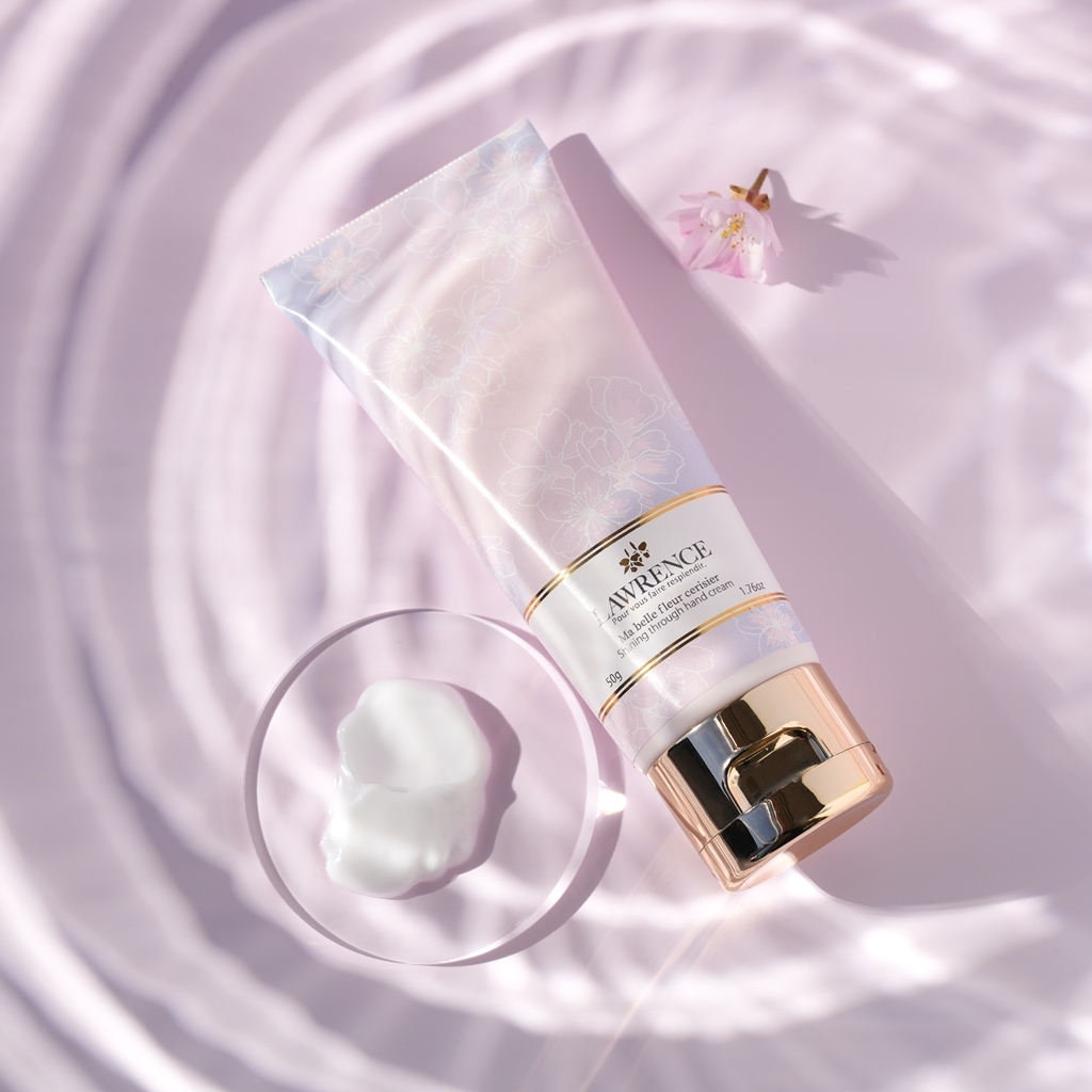 LAWRENCE柔綸絲-粉櫻 閃耀光潤護手霜50g