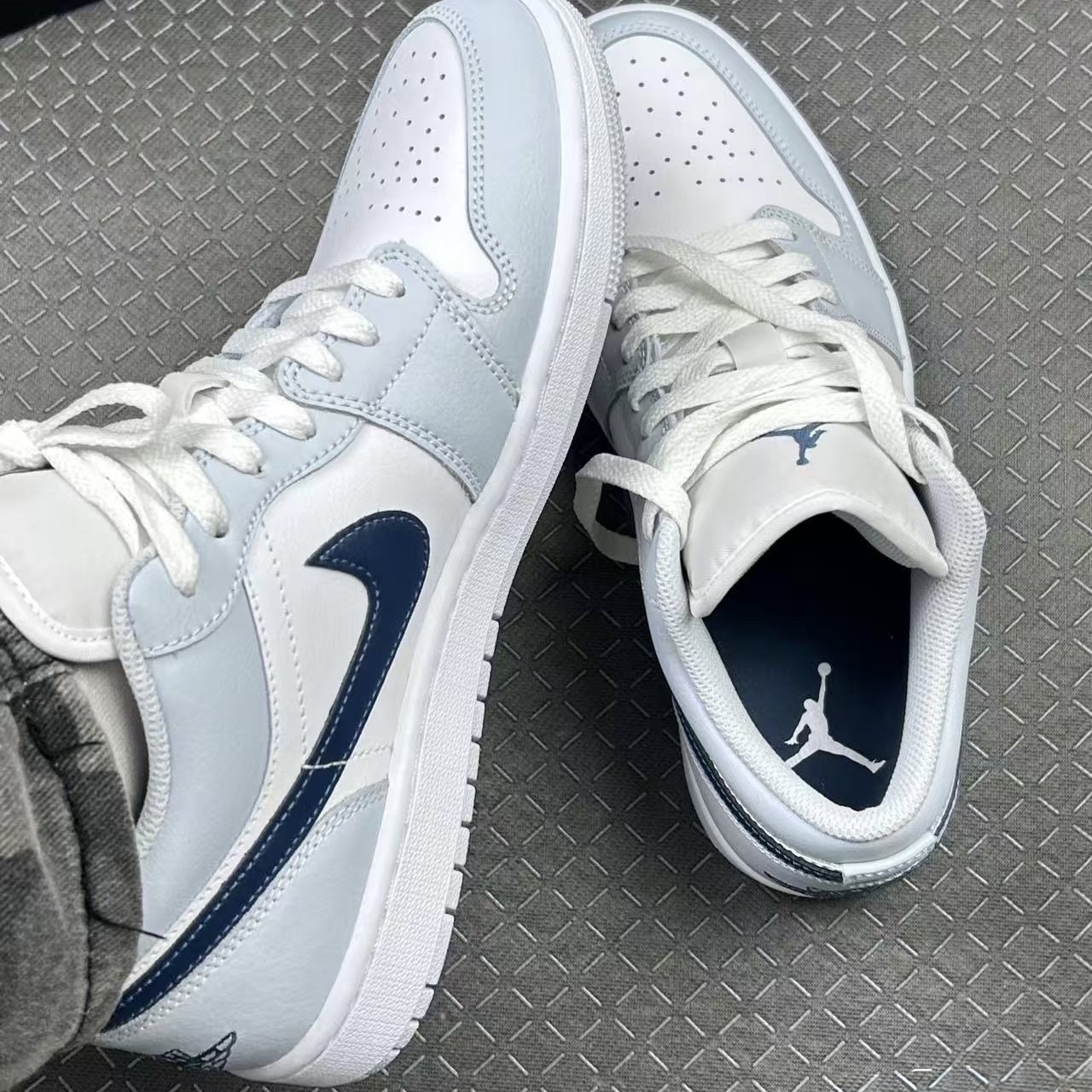 NIKE AIR JORDAN 1 AJ1 LOW 冰川藍 白藍 水藍 海軍藍 喬丹 低筒 男鞋 553558-400