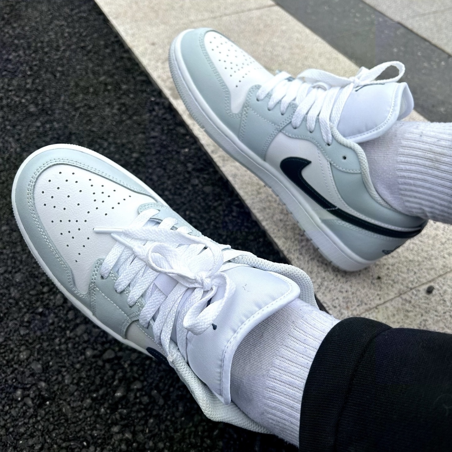 NIKE AIR JORDAN 1 AJ1 LOW 冰川藍 白藍 水藍 海軍藍 喬丹 低筒 男鞋 553558-400