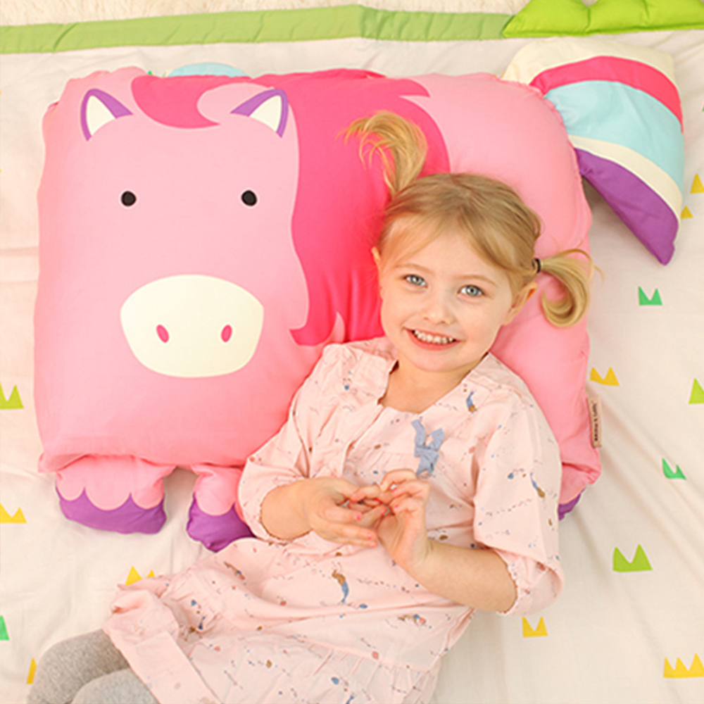 【特殊回歸款】Milo&Gabby美國 動物好朋友超細纖維防蟎大枕心+枕套組｜EMILY獨角獸