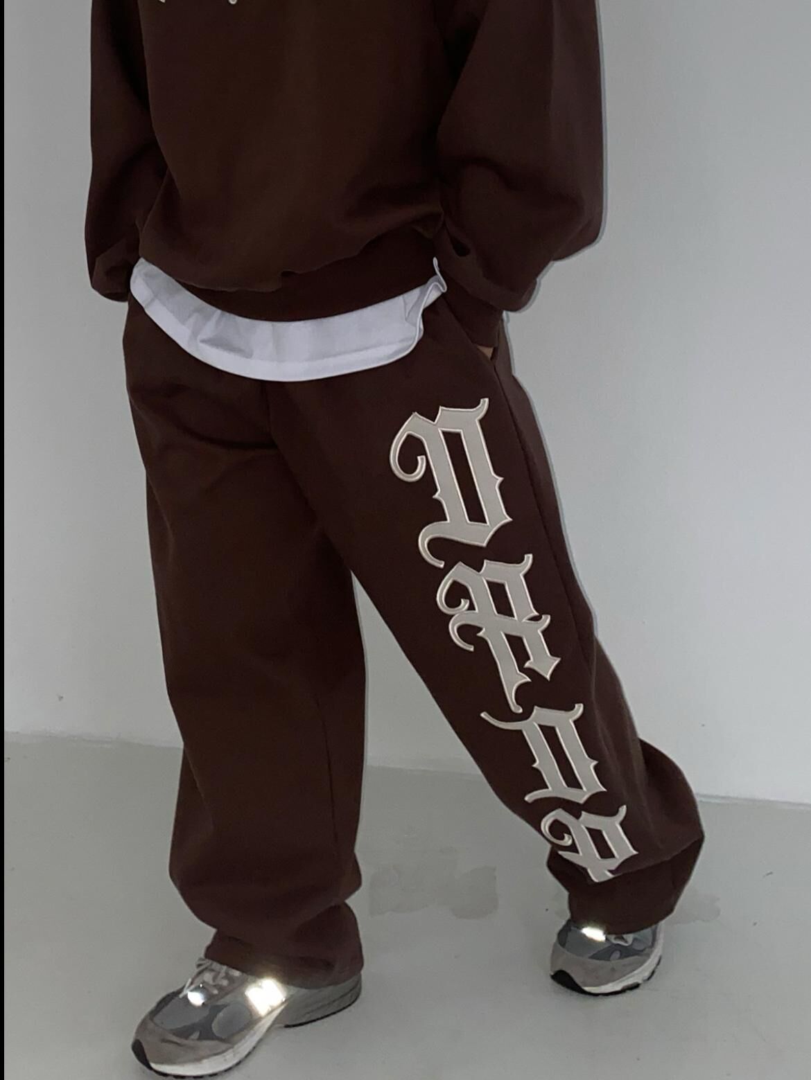 英文字可束腳運動褲 FORCE-007P