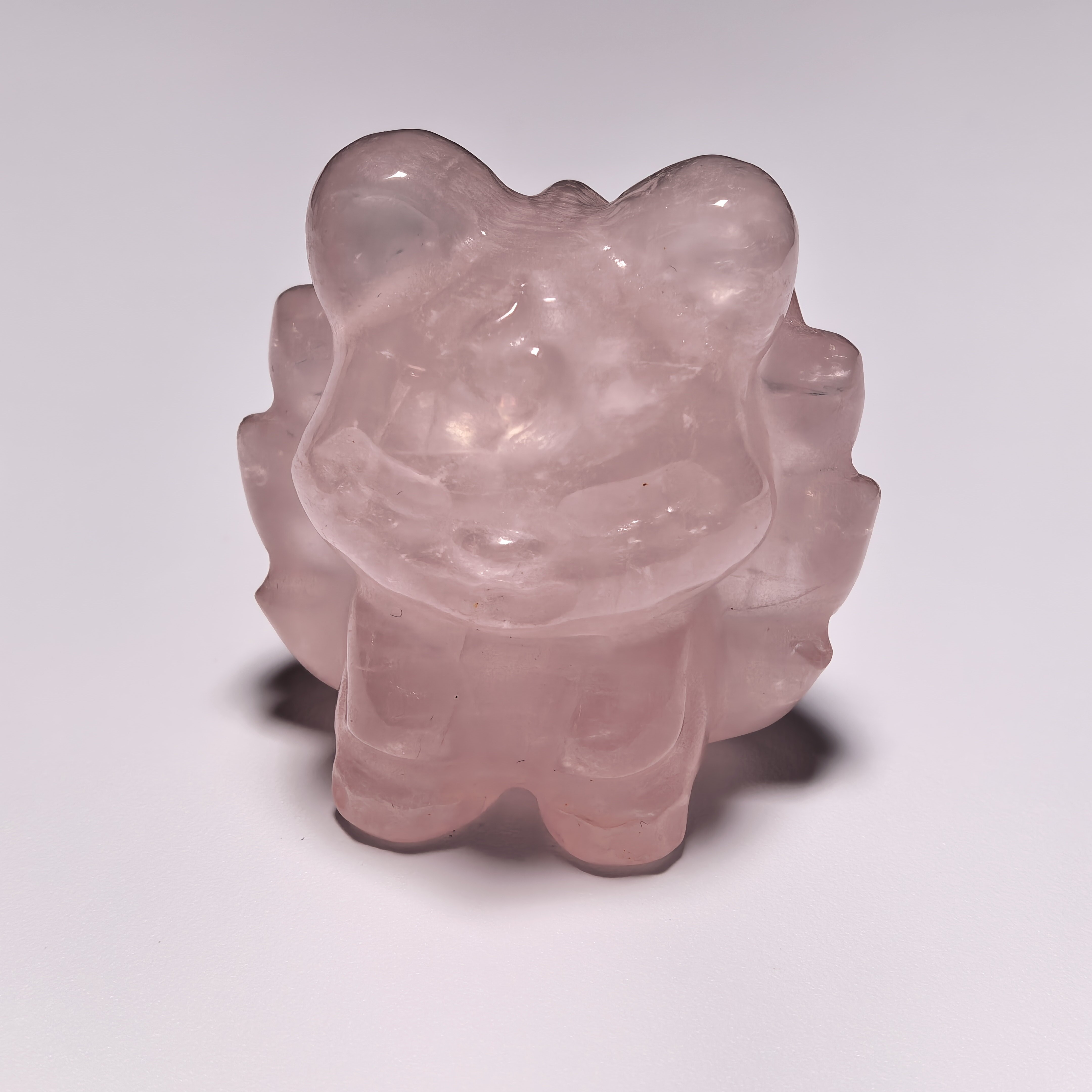 粉晶九尾擺件 CC811