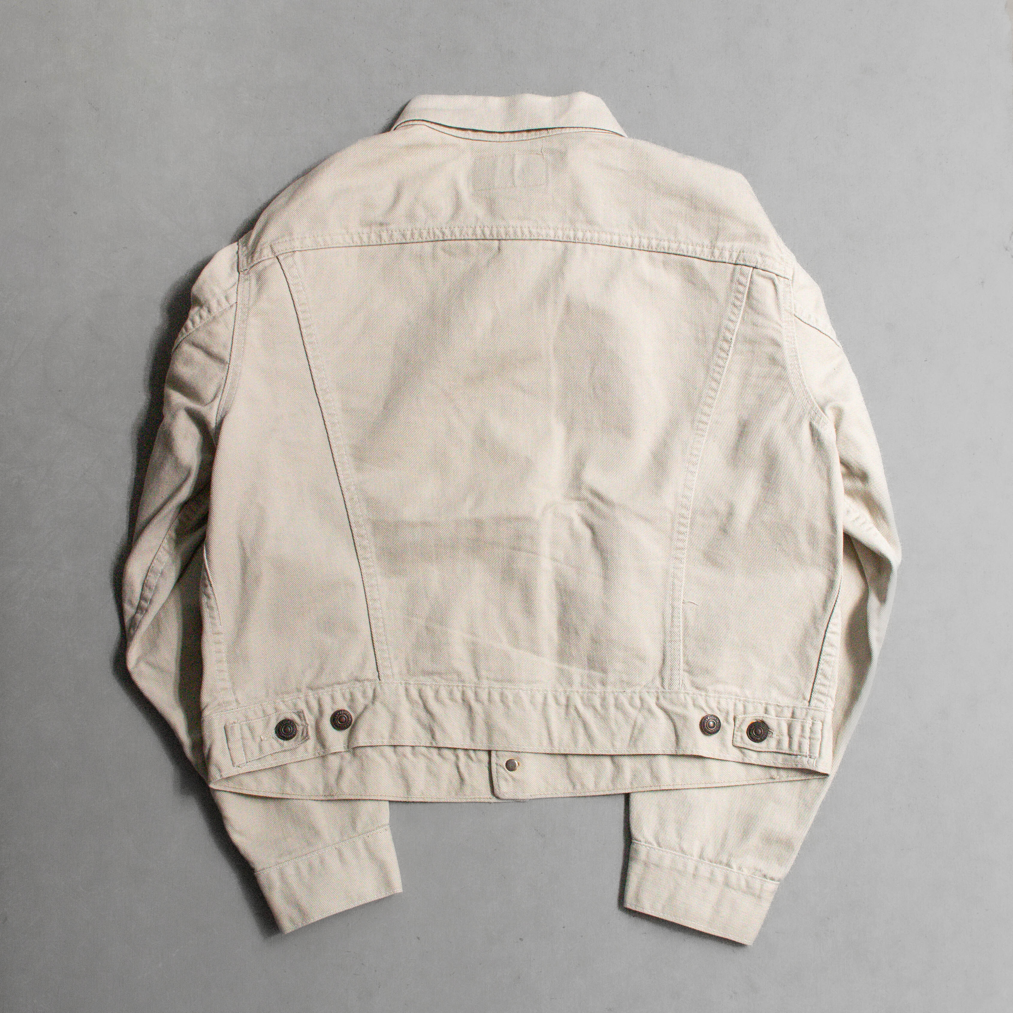70S LEVIS 70518 WHITE TWILL JACKET 美國製 米白 斜紋 夾克 外套