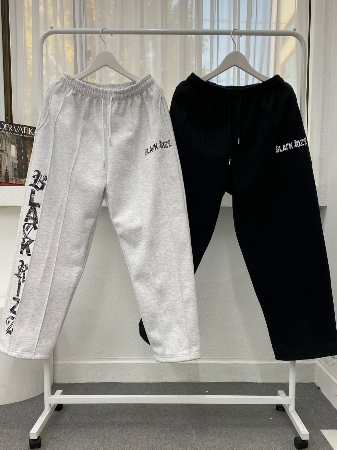 英文字可束腳運動褲 FORCE-012P