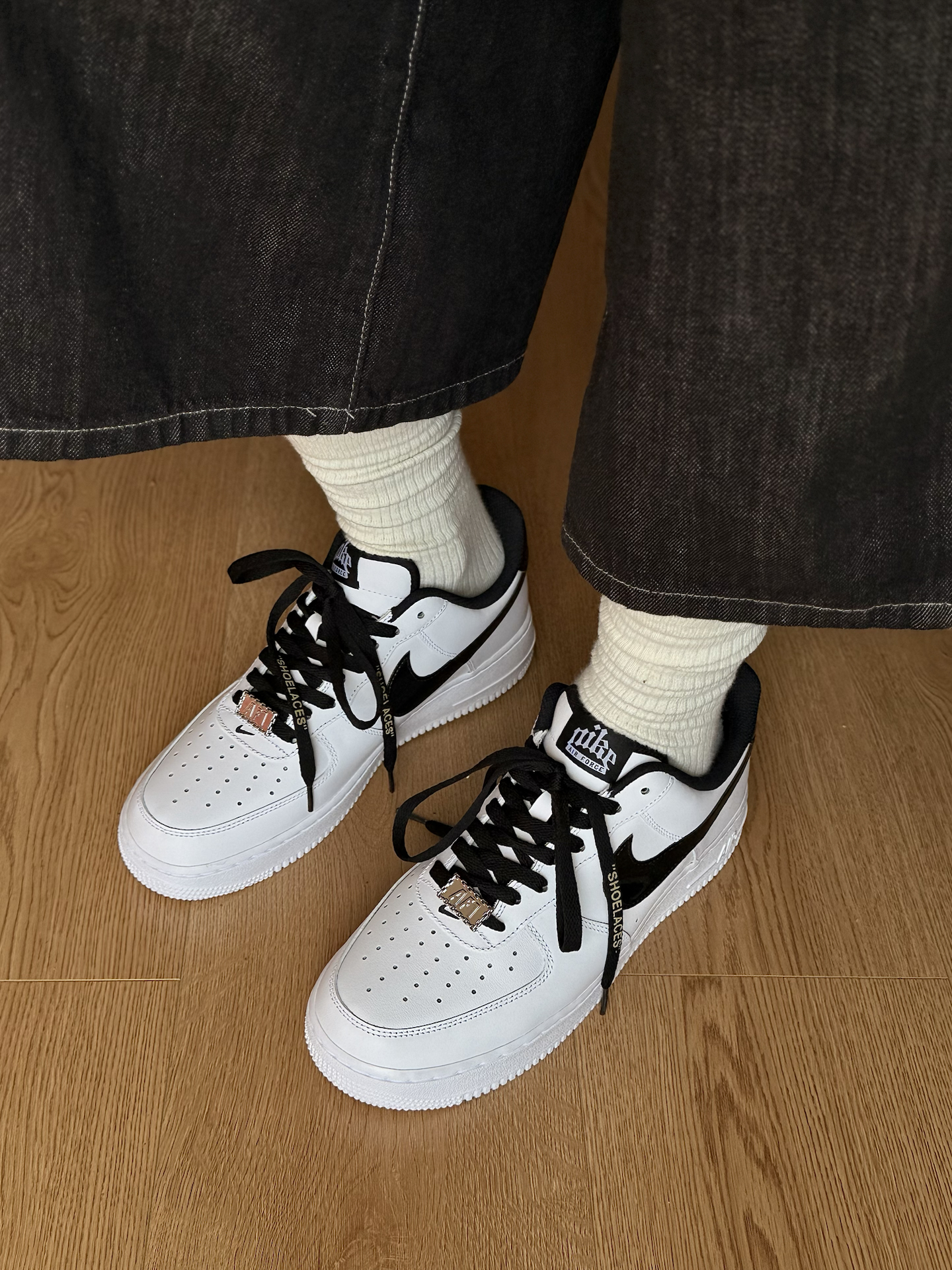 代購-Nike Air Force 1 low 歌德字 金屬裝飾 男鞋 HF2898-101