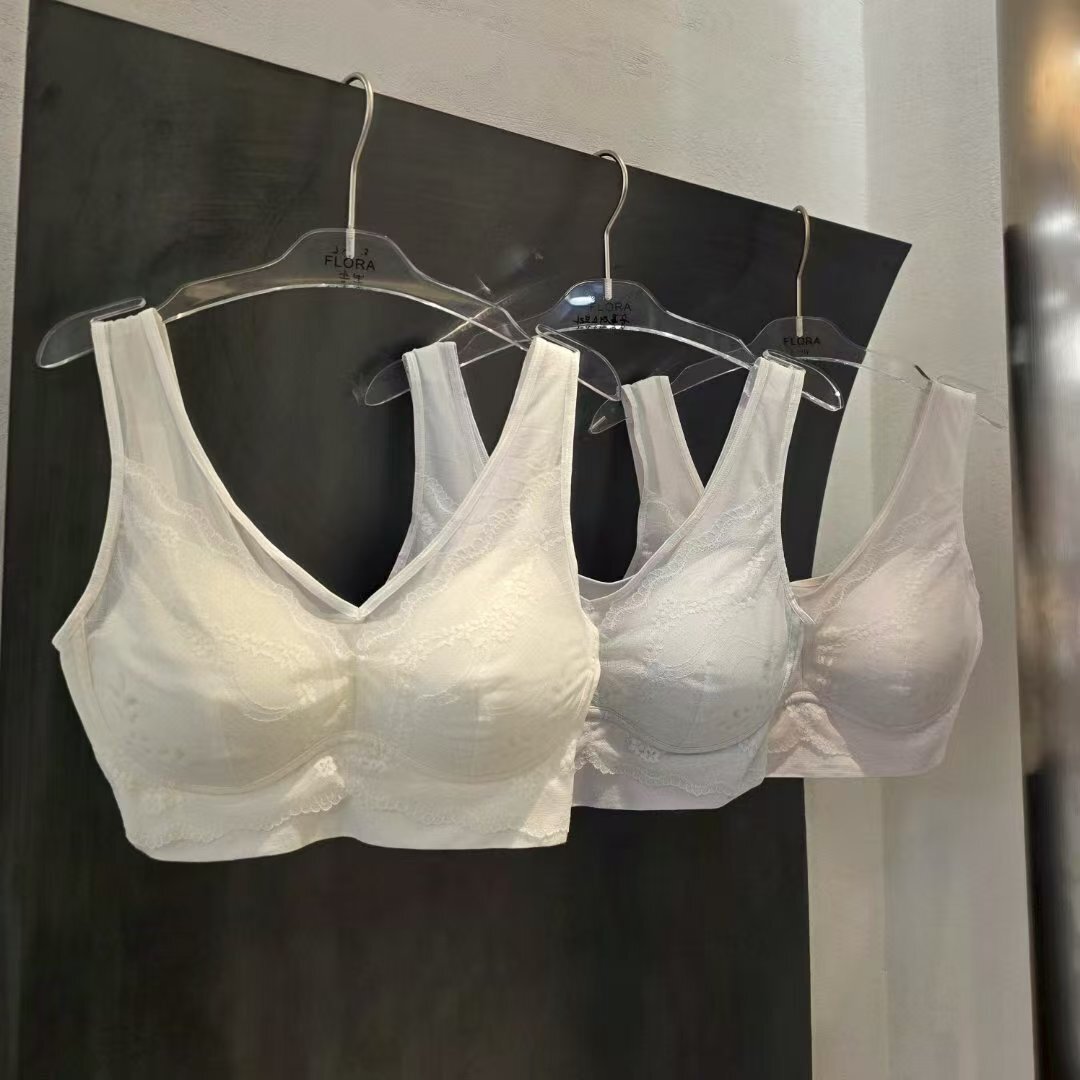 FL5538 V領蕾絲網紗有墊背心 *特價* (優惠碼同充值購物金不適用)