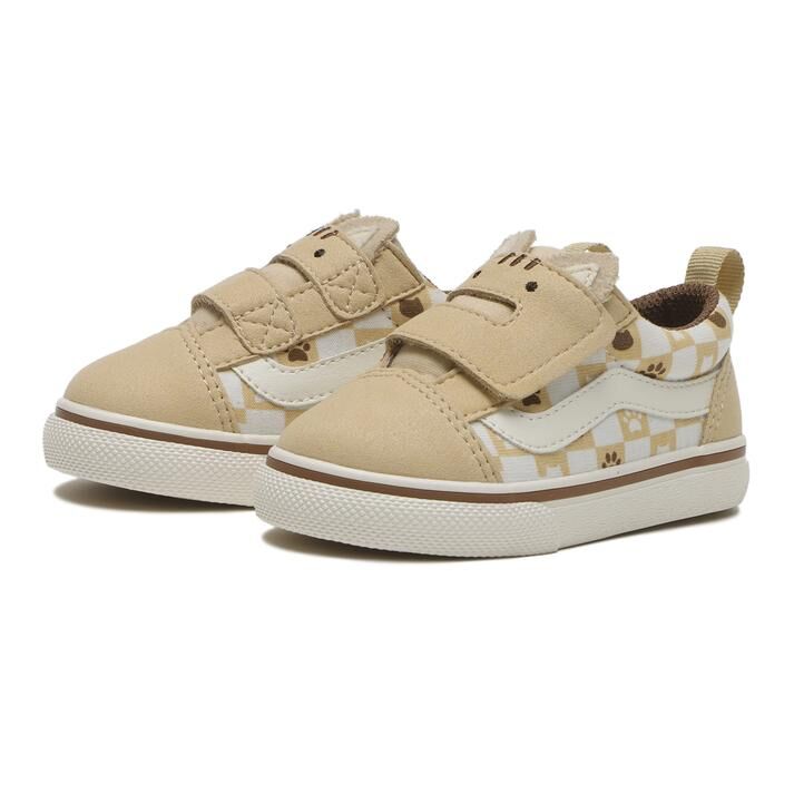 Vans Old Skool 日本限定 貓貓 奶茶 圖案 造型 魔鬼氈 小童 童鞋 V36TDL