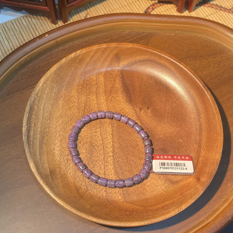 PU20 香芋紫舒俱萊素棗珠手串 約5mm (P398070121122)