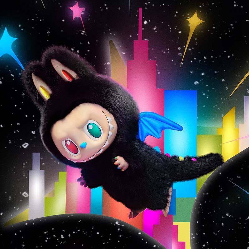 新品 THE MONSTERS 10週年zimomo搪膠毛絨公仔