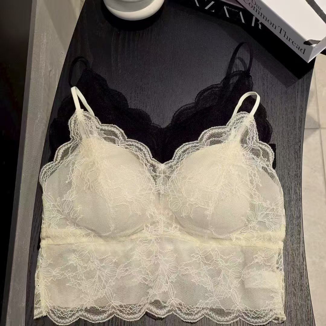 FL5543 大蕾絲打底吊帶背心 *特價* (優惠碼同充值購物金不適用)