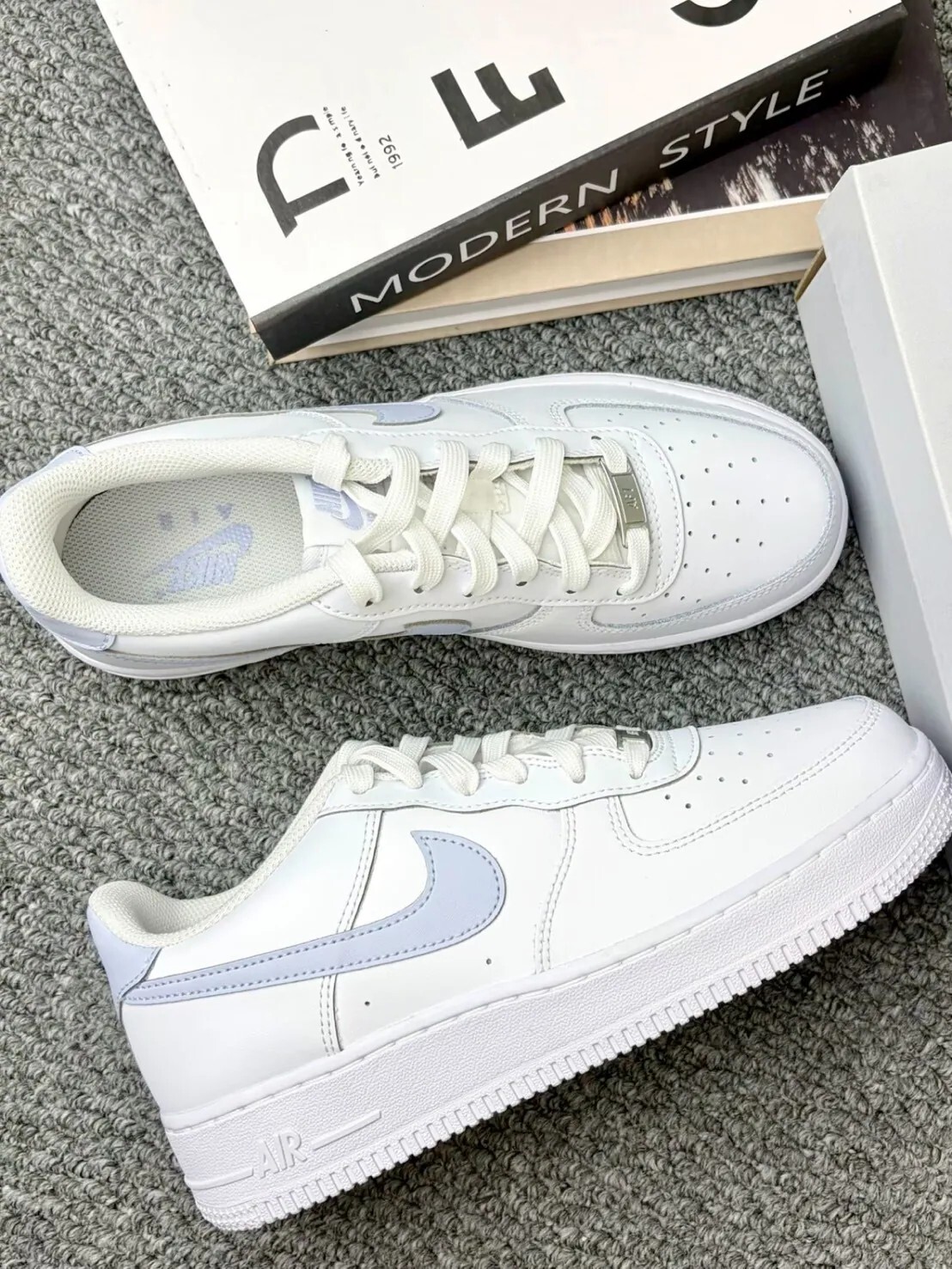 NIKE AIR FORCE 海鹽藍 休閒鞋 女鞋