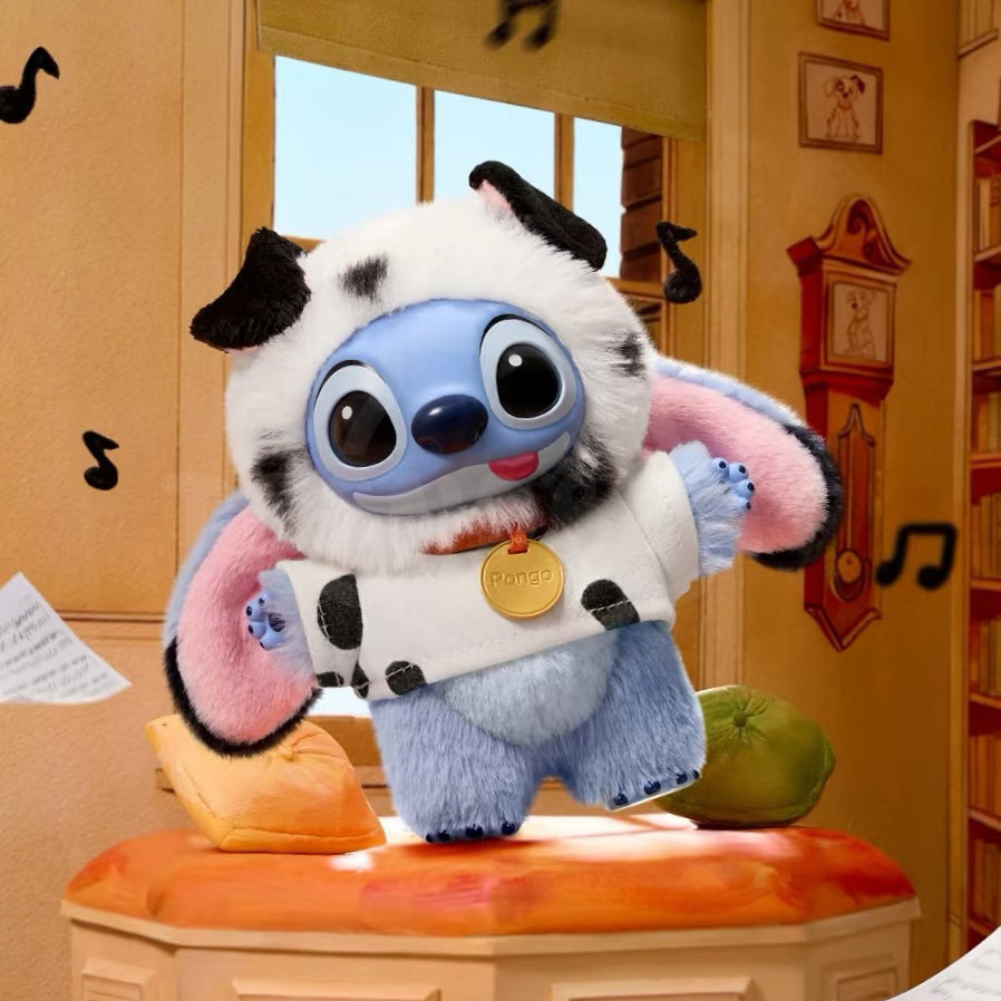 《泡泡瑪特》史迪奇穿越系列塘膠毛絨吊飾盲盒