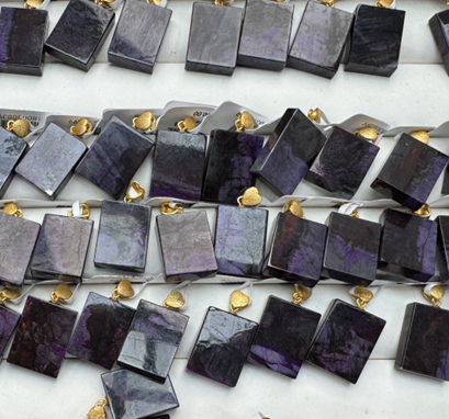 VH077 紫料無事牌吊墜 連 證書