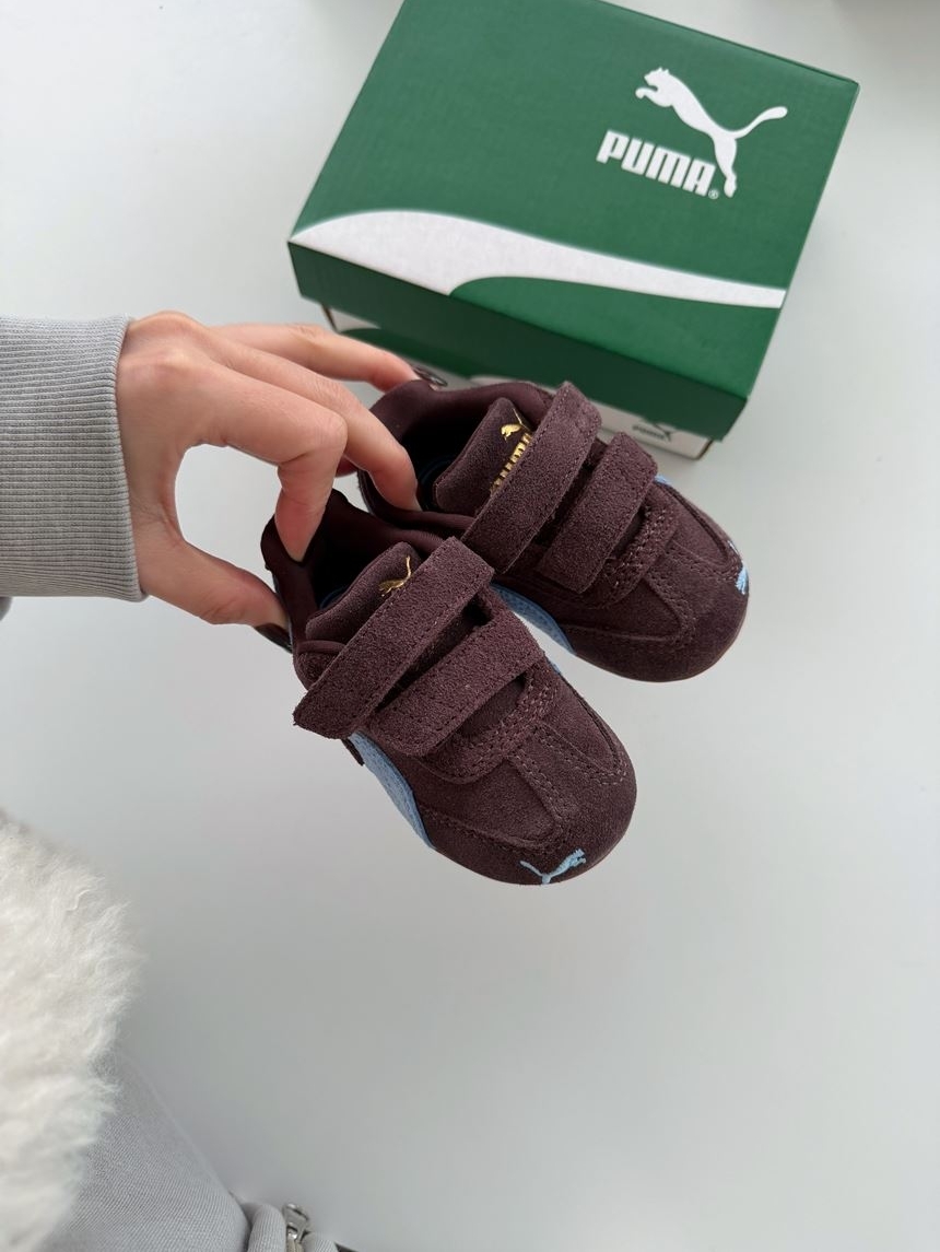 PUMA Speedcat OG V 國外限定 美拉德棕 寶寶藍 魔鬼氈 復古 小童 中童 童鞋 40596129
