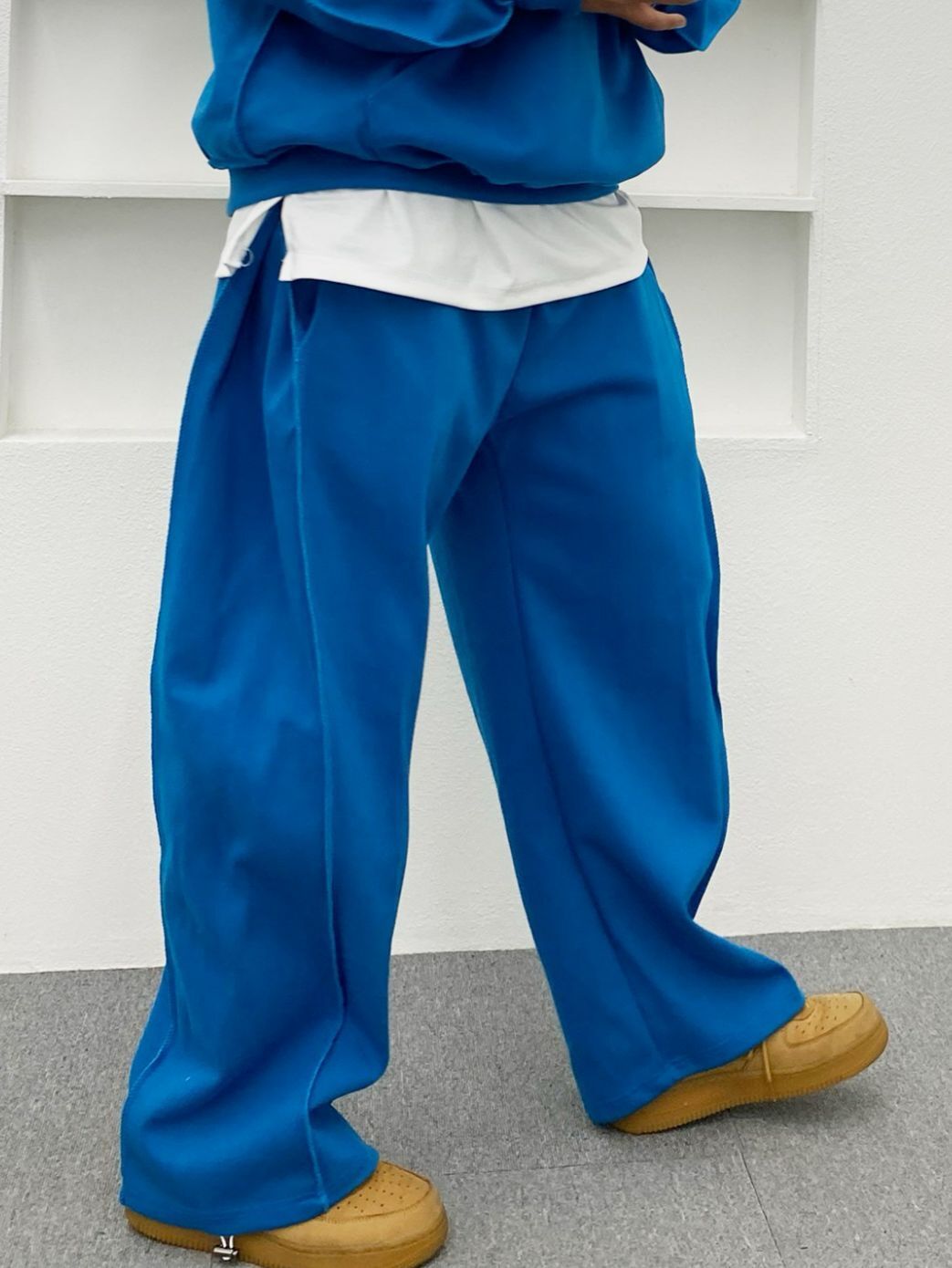 淨色可束腳運動褲 FORCE-014P