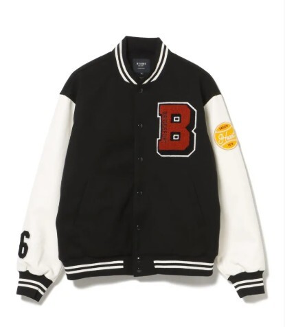 2024AW BEAMS HEART 店鋪限定 貼布 棒球外套