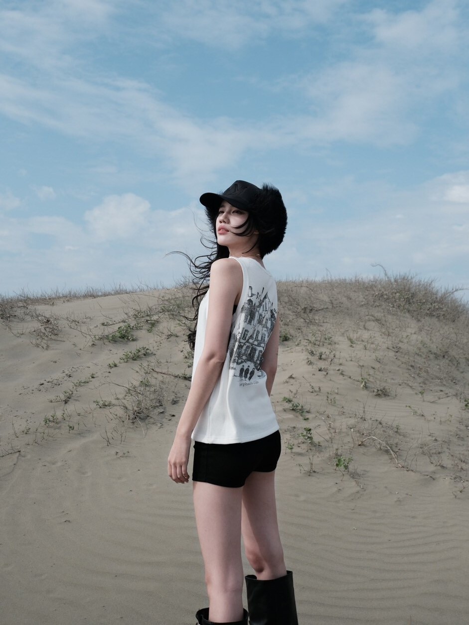 Orphans Club 華夫格大房子Logo背心 Waffle “Orphan House” Tank Top