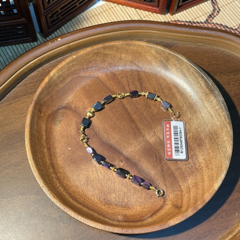 PU53 絲絨紫舒俱萊手鏈 約4mm (R126040FS0384)