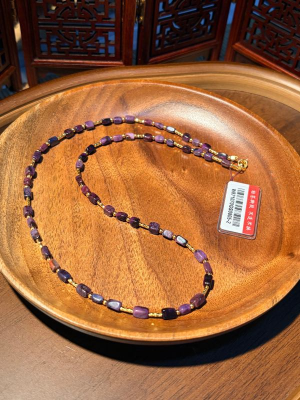 PU58 老油紫舒俱萊項鏈 約3mm (W671070GS0805)