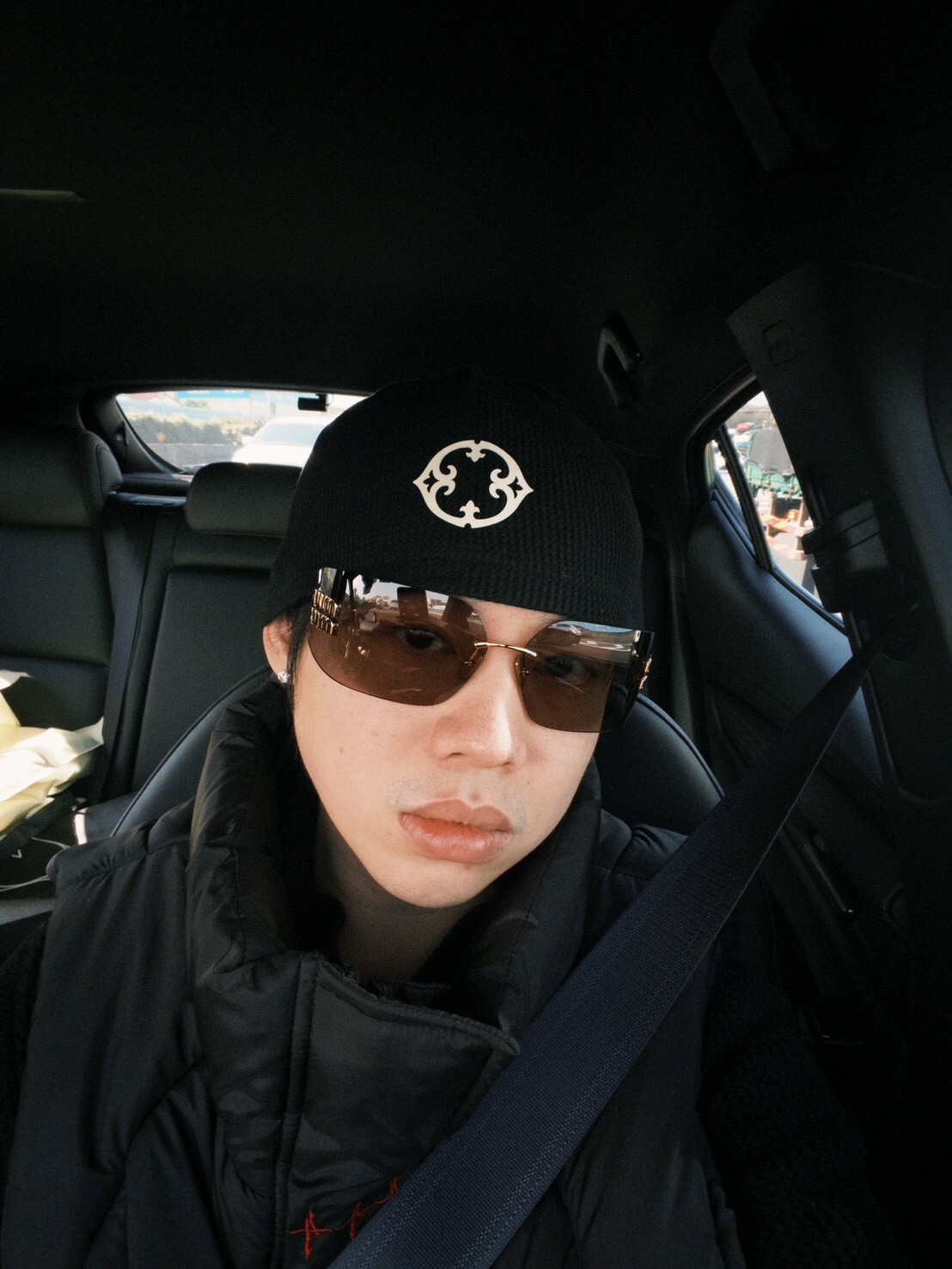 Orphans Club 華夫格Logo黑色冷帽 ‘’ Waffle Knit Logo Black Beanie ‘’