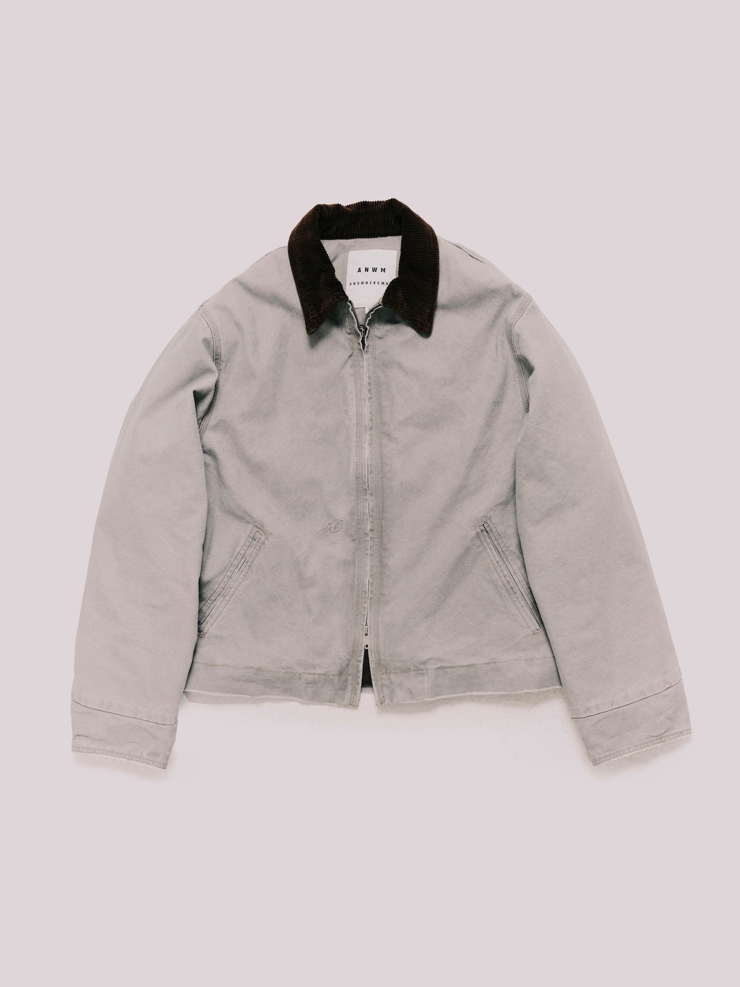 ANOWHEREMAN｜Washed Work Jacket (Grey)