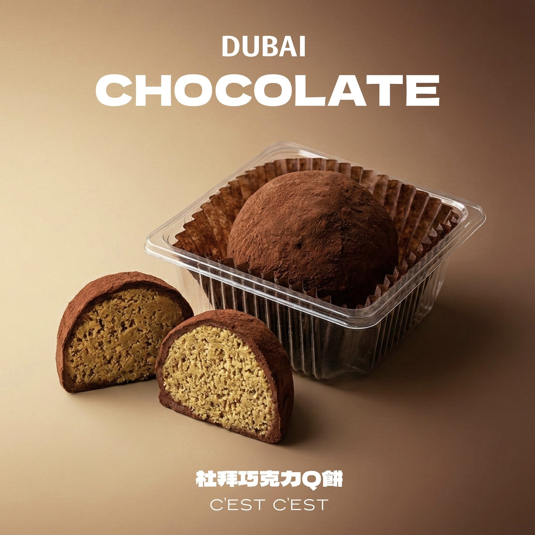 杜拜巧克力 Q 餅