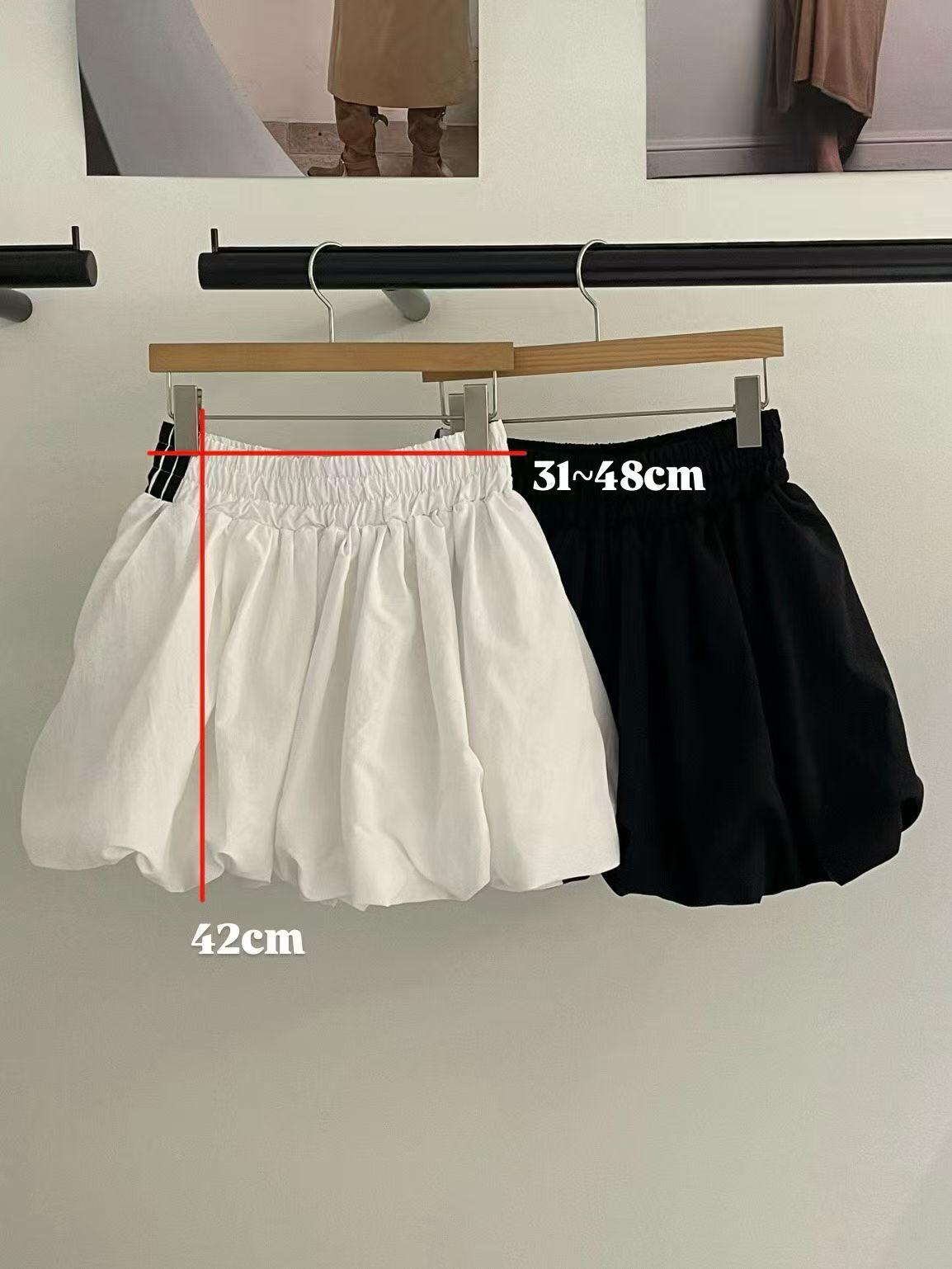 BU5526 經典泡泡短裙褲 *特價* (充值購物金不適用)