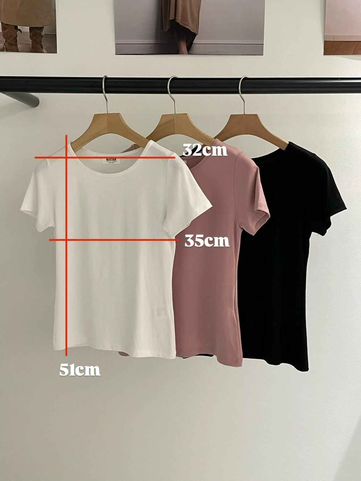 BU5512 莫代爾 Slim版Tee *特價* (充值購物金不適用)