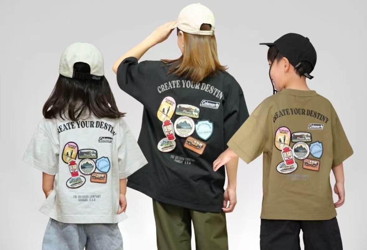廠單 Coleman徽章親子短袖