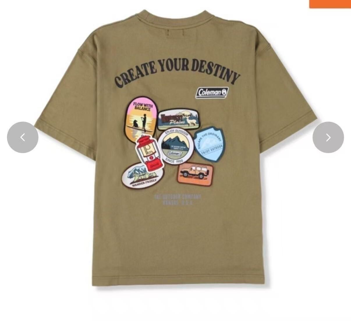 廠單 Coleman徽章親子短袖