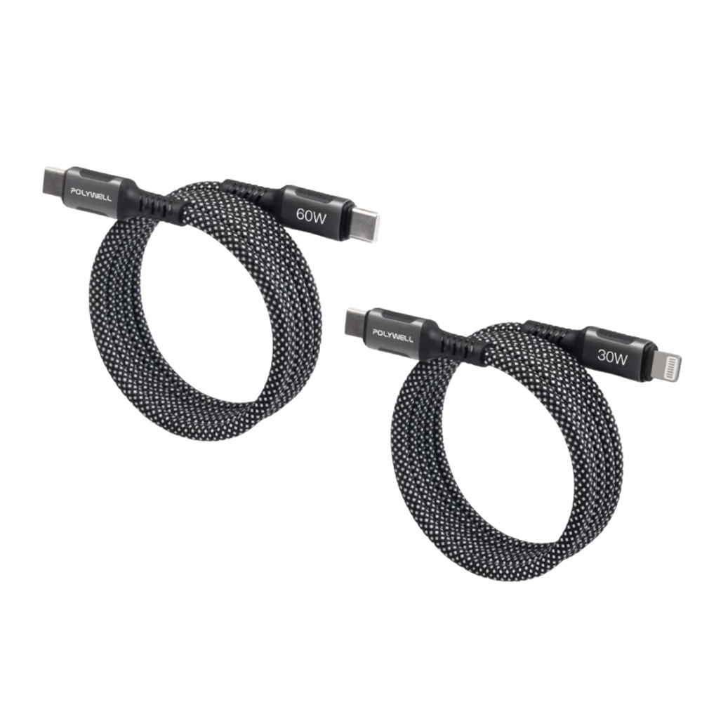 POLYWELL寶利威爾 磁吸PD快充線【DZ0253】