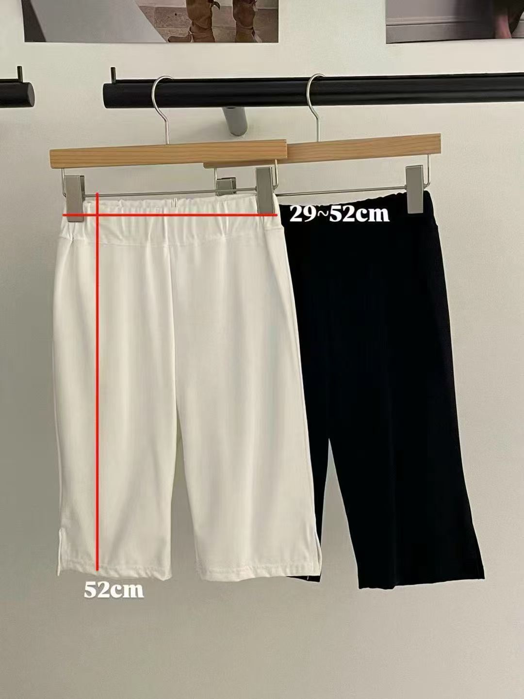 BU5534 yoga風五分彈力單車褲 *特價* (充值購物金不適用)