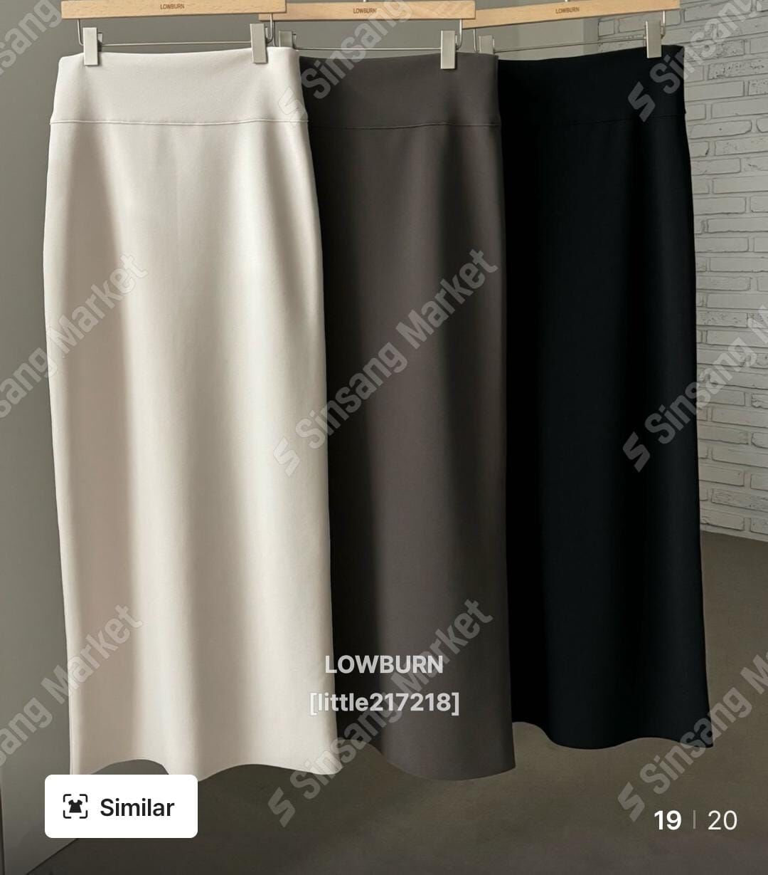 LN5503 彈性高腰鉛筆長裙 *特價* (充值購物金不適用)